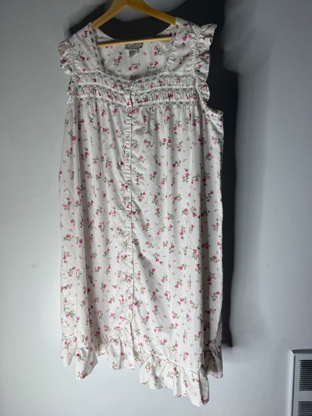 Blair Sleeveless Midi Night Gown Vintage Floral Print XL